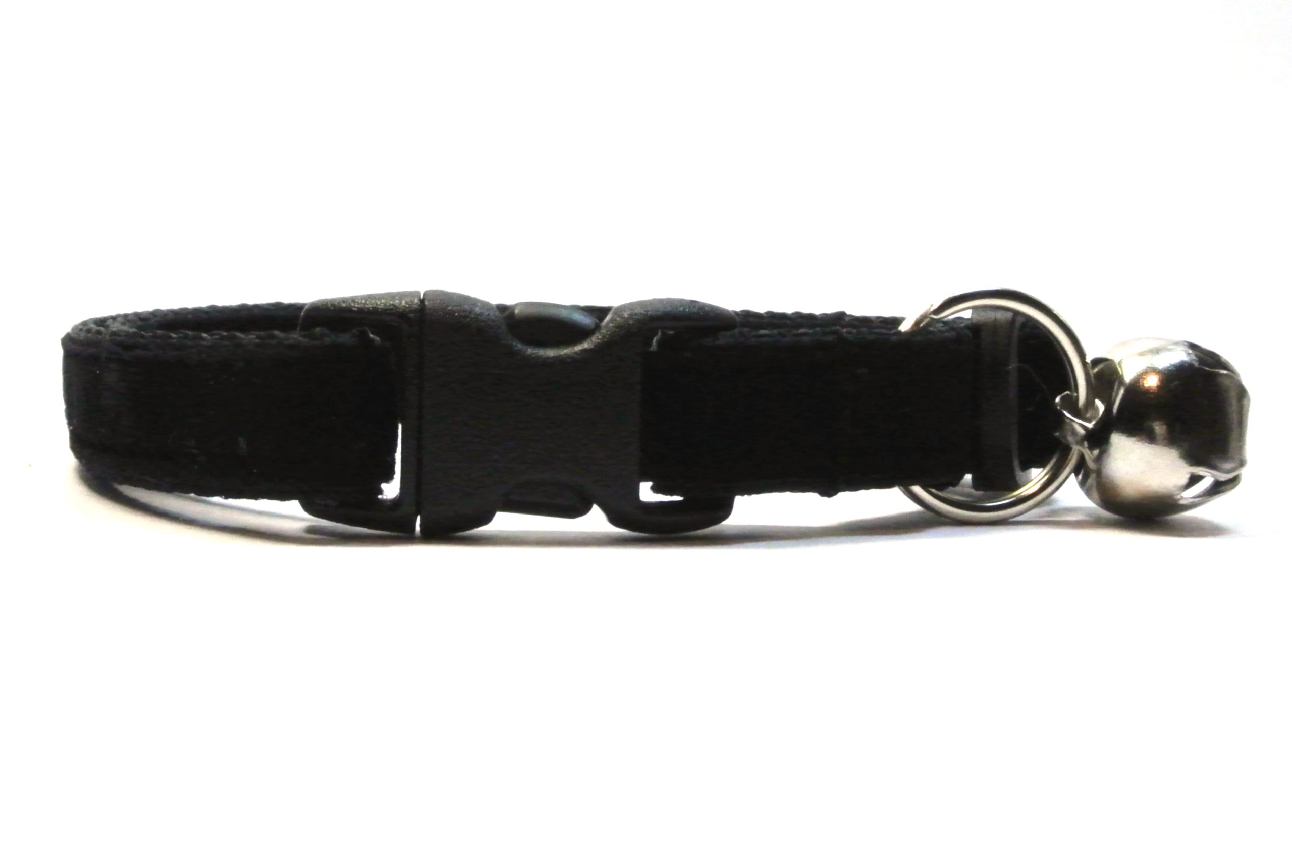 SR VISION Adjustable Length Cat Collar with Bell (Black)