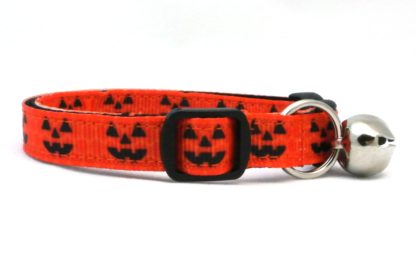 Jack-O'-Lantern Halloween Breakaway Cat Collar - Image 3