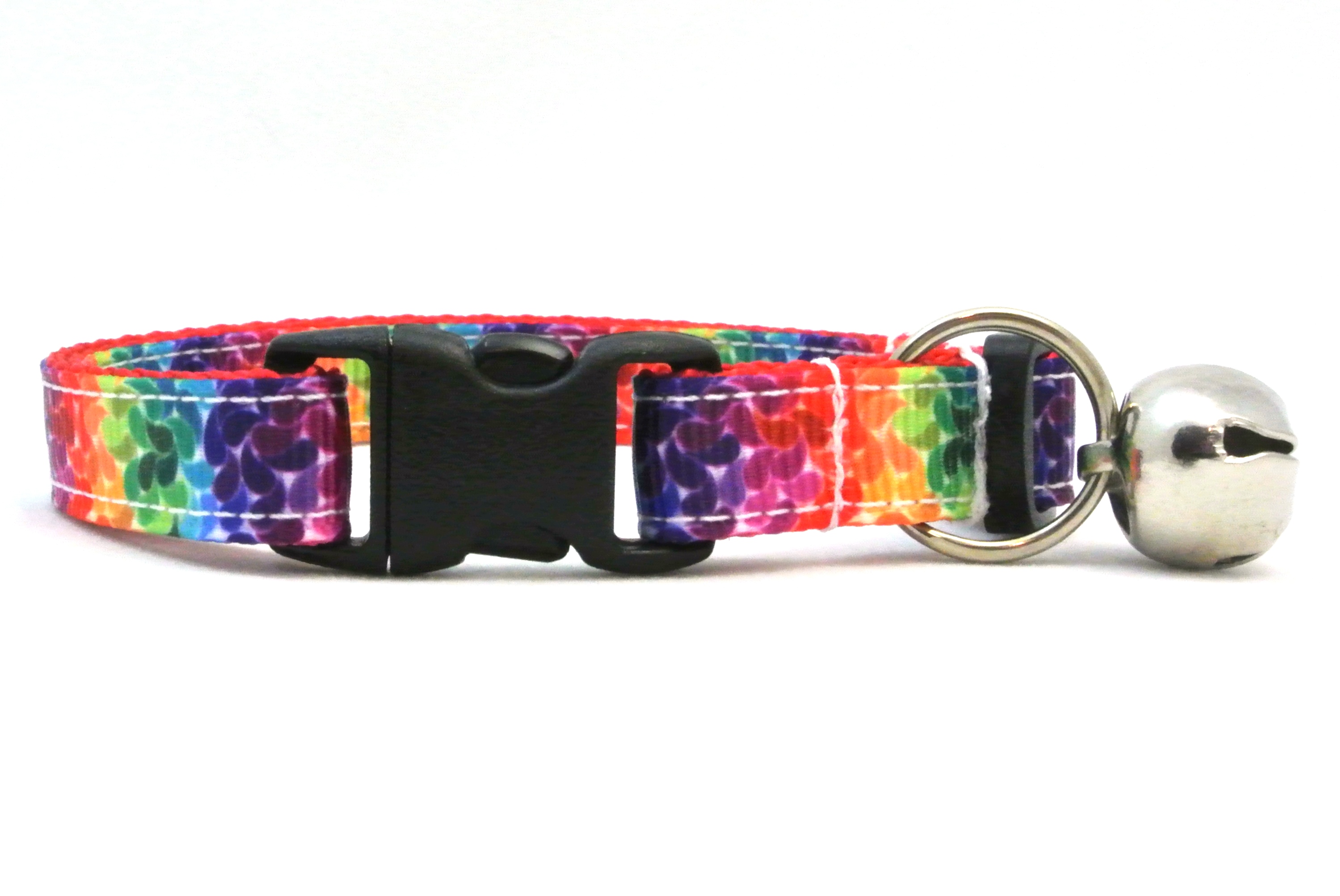rainbow cat collar