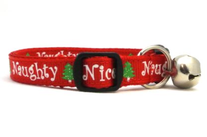 The Naughty or Nice Christmas Breakaway Cat Collar - Image 2
