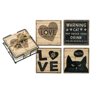 Stone Cat Coasters Pic