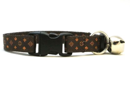 Brown Trendsetter Breakaway Cat Collar