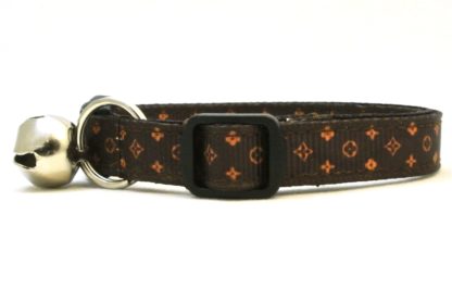 Brown Trendsetter Breakaway Cat Collar