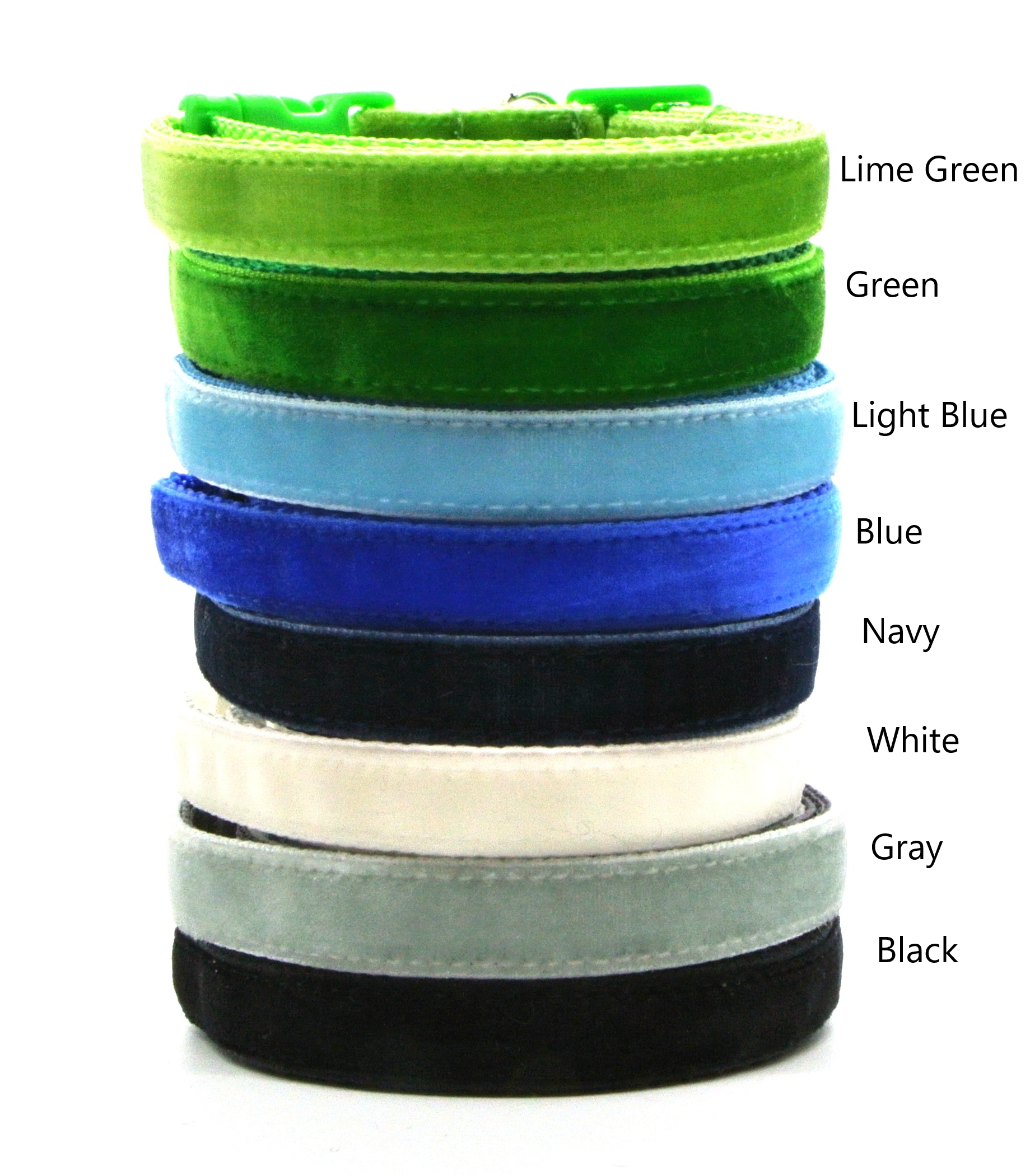 Green velvet deals cat collar