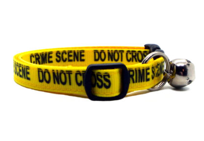 Crime Scene Halloween Breakaway Cat Collar