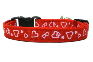 Hearts Breakaway Cat Collar