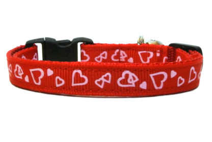 Hearts Breakaway Cat Collar